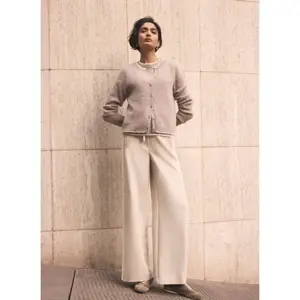 Mint Velvet Neutral Wool Blend Layered Cardigan